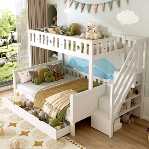 Bunk beds with - storage, drawers