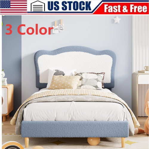 Upholstered twin bed frame - ✨upholstered,