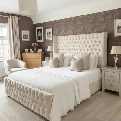 Chesterfield winged bed frame - chesterfield,