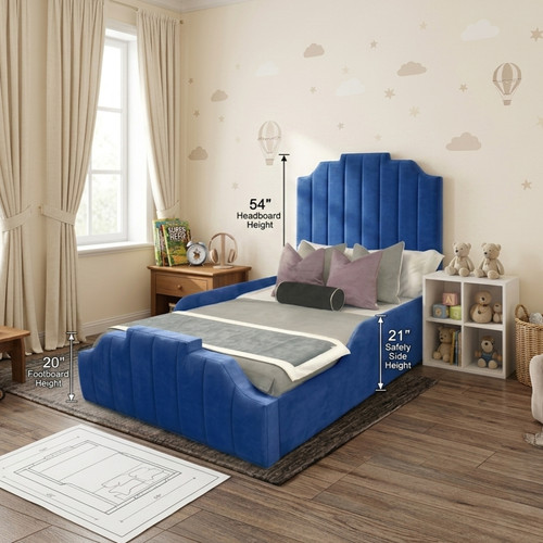 Kids crown bed frame - bed,
