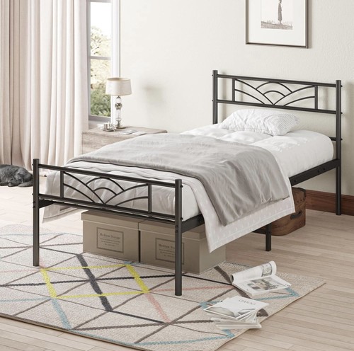3ft single metal bed - metal,