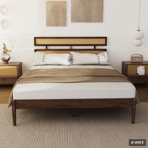 Full size wood - platform, bed