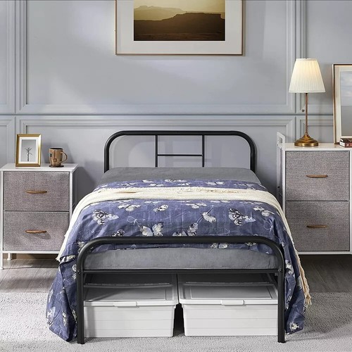 3ft single metal bed frame - bed,
