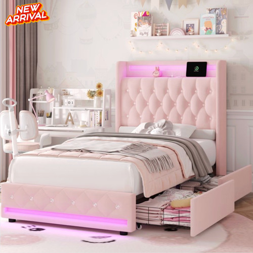 Twin size bed - size,