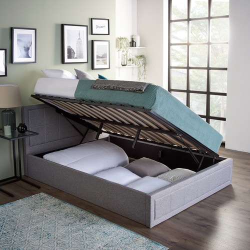 Side lift ottoman bed - lift, with