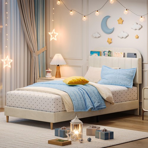 Twin bed frame storage - bed, w/storage