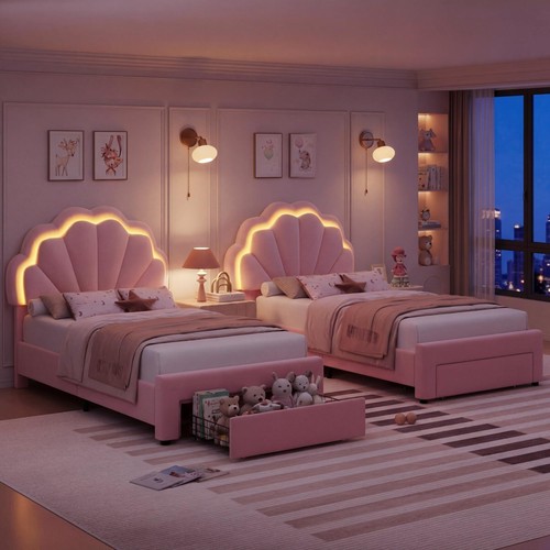 Twin bed frame with - twin,