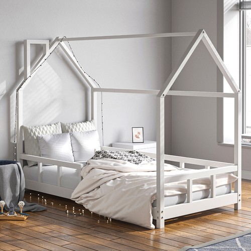 Solid wooden pine - 1.6m, bed