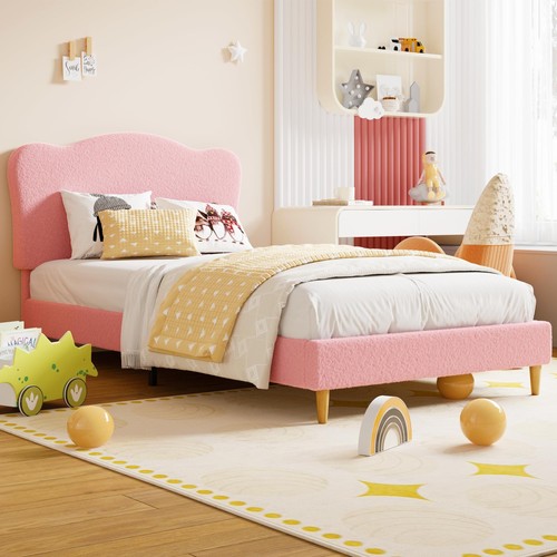 Pink twin size - twin, frame