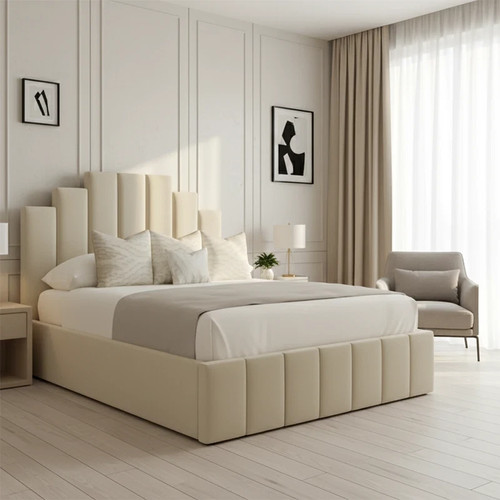 Crown bed frame - frame, plush