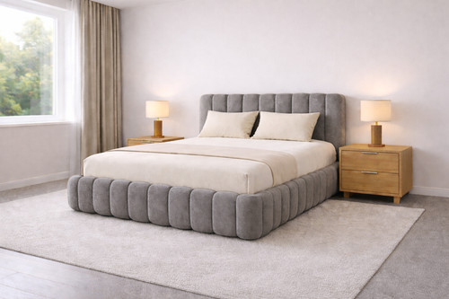 Bubble bed frame upholstered - bubble,