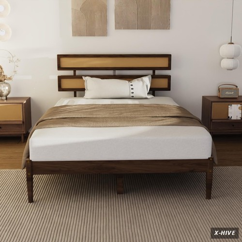 Bohemia full size wood bed - full,
