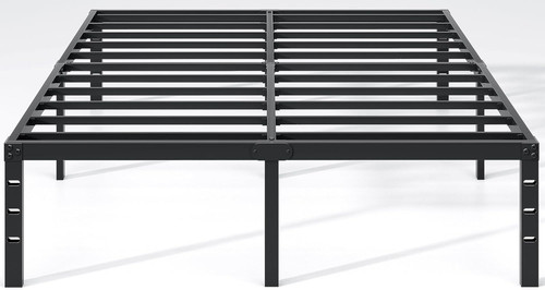 Metal bed frame queen - bed,
