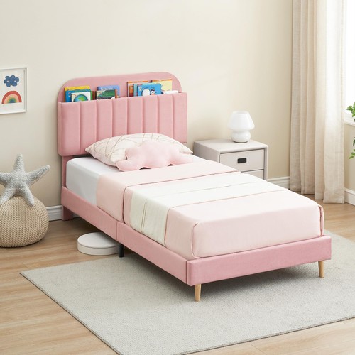 Twin bed frame storage - frame, w/storage