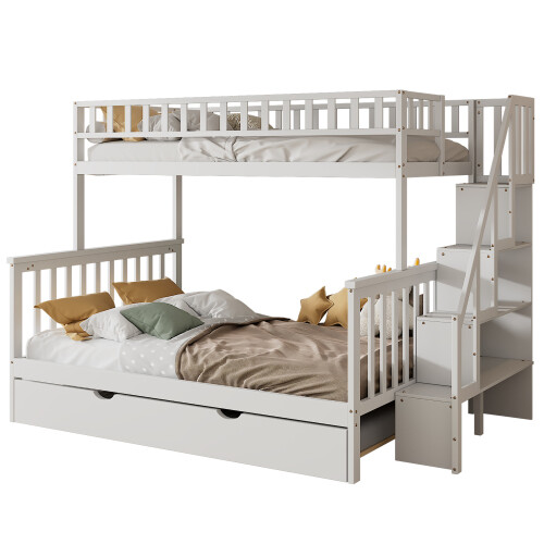 Solid wood bunk bed - solid,