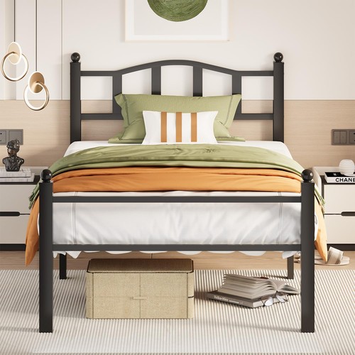 Metal twin bed - metal,
