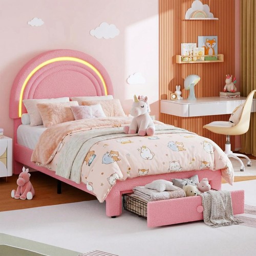 Twin led kids - twin, bed