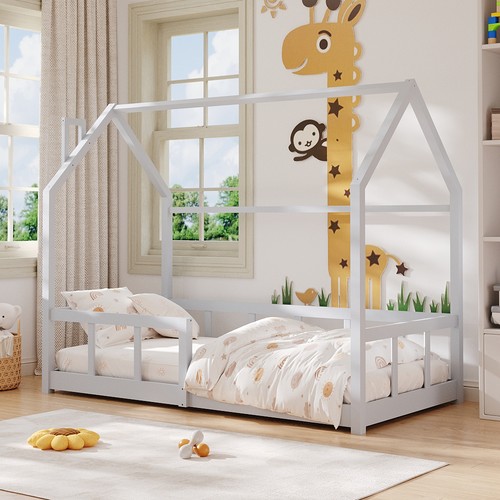 Wooden bed frame treehouse - wooden,