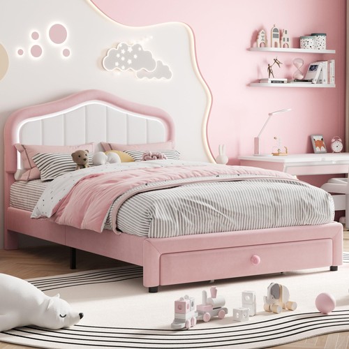 Full twin upholstered - full/twin, bed