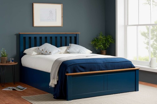 Solid wooden ottoman bed - solid,
