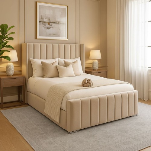 Double upholstered winged - double,