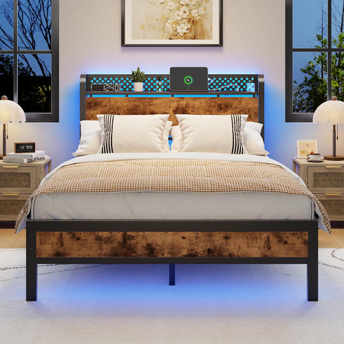 Full bed frame with - full,