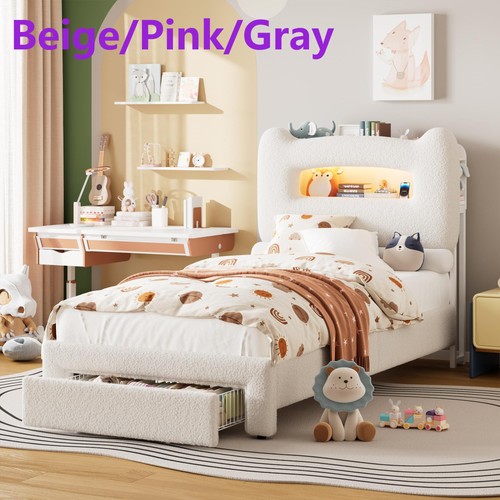 Led twin bed frame - led,