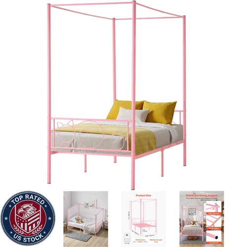 Canopy bed frame twin size - bed,
